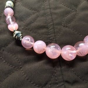 ✨Pearly Pink Bead Necklace